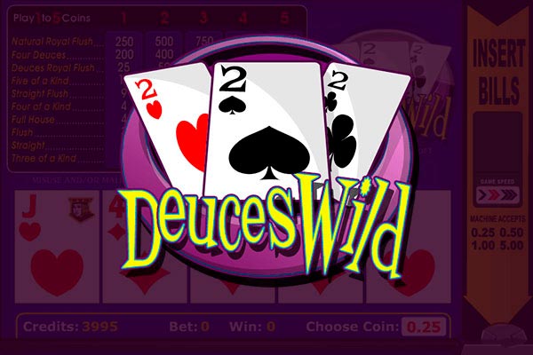 Слот Deuces Wild Video Poker от провайдера BetSoft в казино Vavada