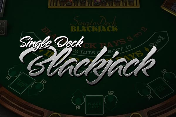 Слот Single Deck Blackjack от провайдера BetSoft в казино Vavada
