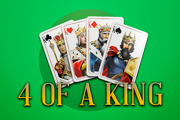 Слот 4 of a King от провайдера Endorphina в казино Vavada