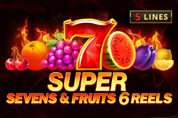 Слот 5 Super Sevens & Fruits 6 reels от провайдера Playson в казино Vavada